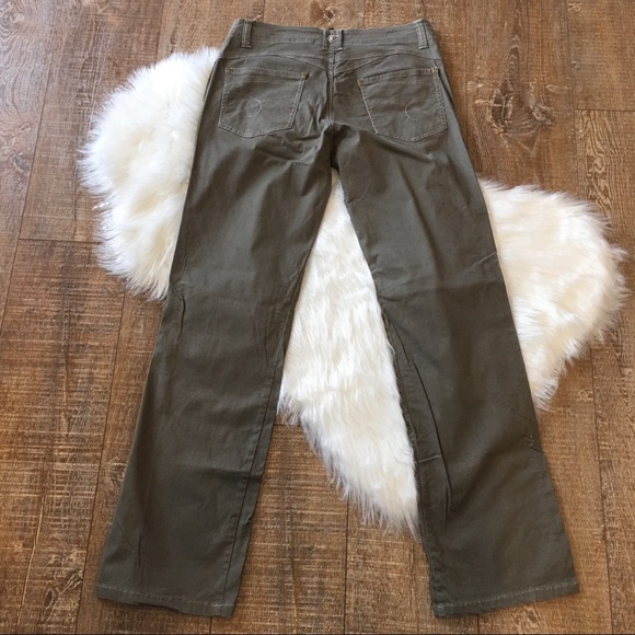 KUHL Casual Hiking Pants Olive Khaki Size 8 - Picture 2 of 5